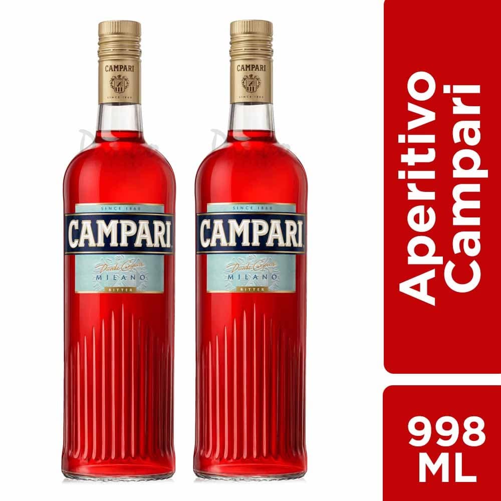 Kit 02 Amargos Campari 998ml | Shopee Brasil