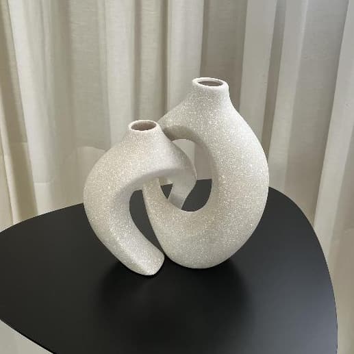 Kit Dupla Vaso Monaco Decoração Casa Sala Escritório | Shopee Brasil