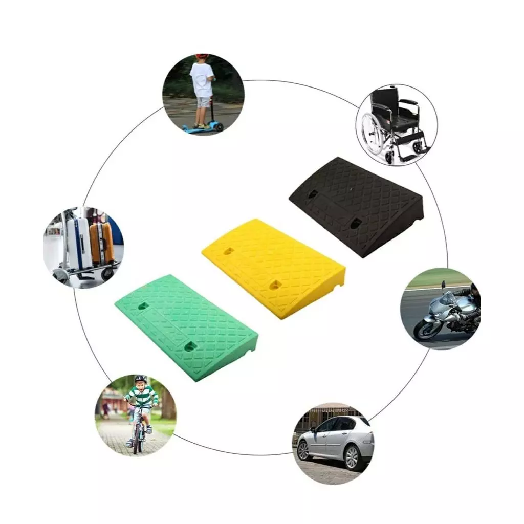 Rampa automotiva para calcada