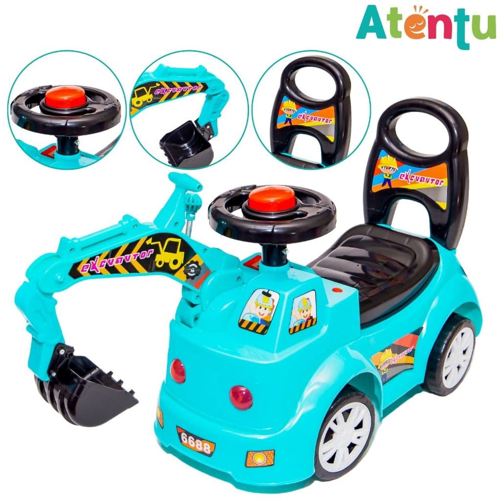 Escavadeira Gigante Infantil Trator de Brinquedo Retroescavadeira | Shopee Brasil