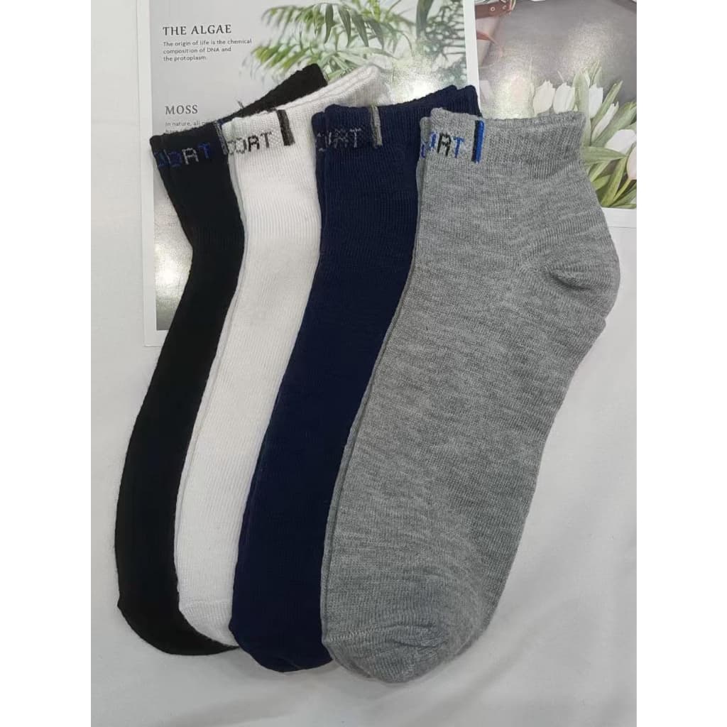 Kit 12 Pares Meias Masculina Esportiva Multicolor - Cano Curto | Shopee Brasil