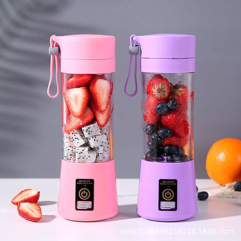 Mini Liquidificador Portátil Shake 6 Laminas + Cabo USB | Shopee Brasil