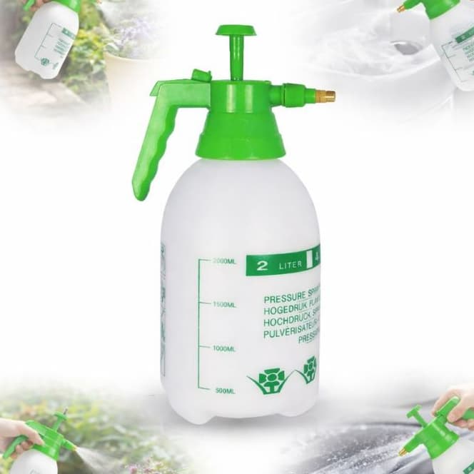 Pulverizador Portátil Borrifador Manual Alta Pressão 2 Litros | Shopee Brasil