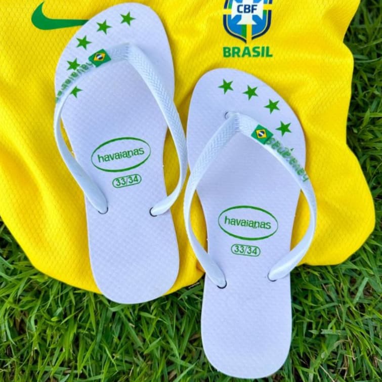 Chinelo De Dedo Feminino Brasil Varias Cores Bandeirinha Copa 2026 | Shopee Brasil