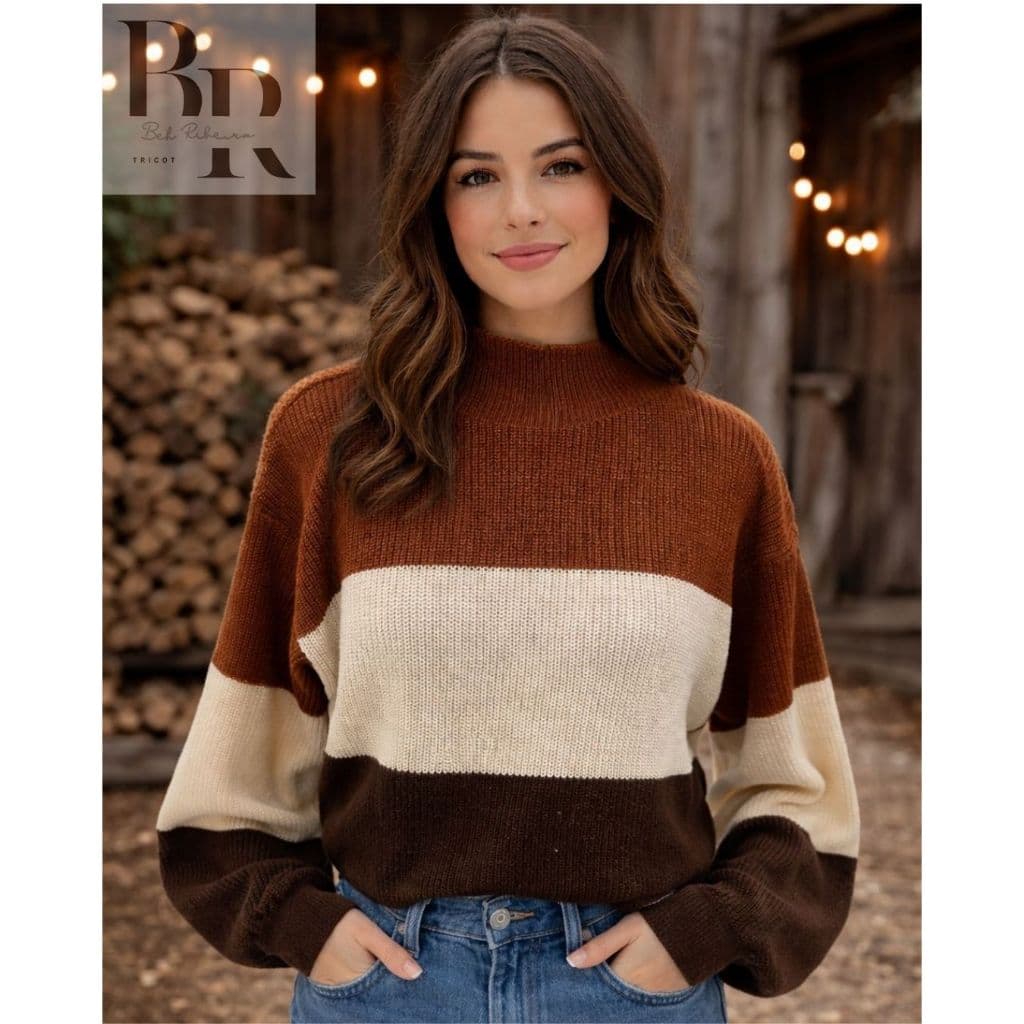 Blusa Feminina Tricot Cropped Manga Longa Inverno 3 Cores Suéter Agasalho Tricô | Shopee Brasil
