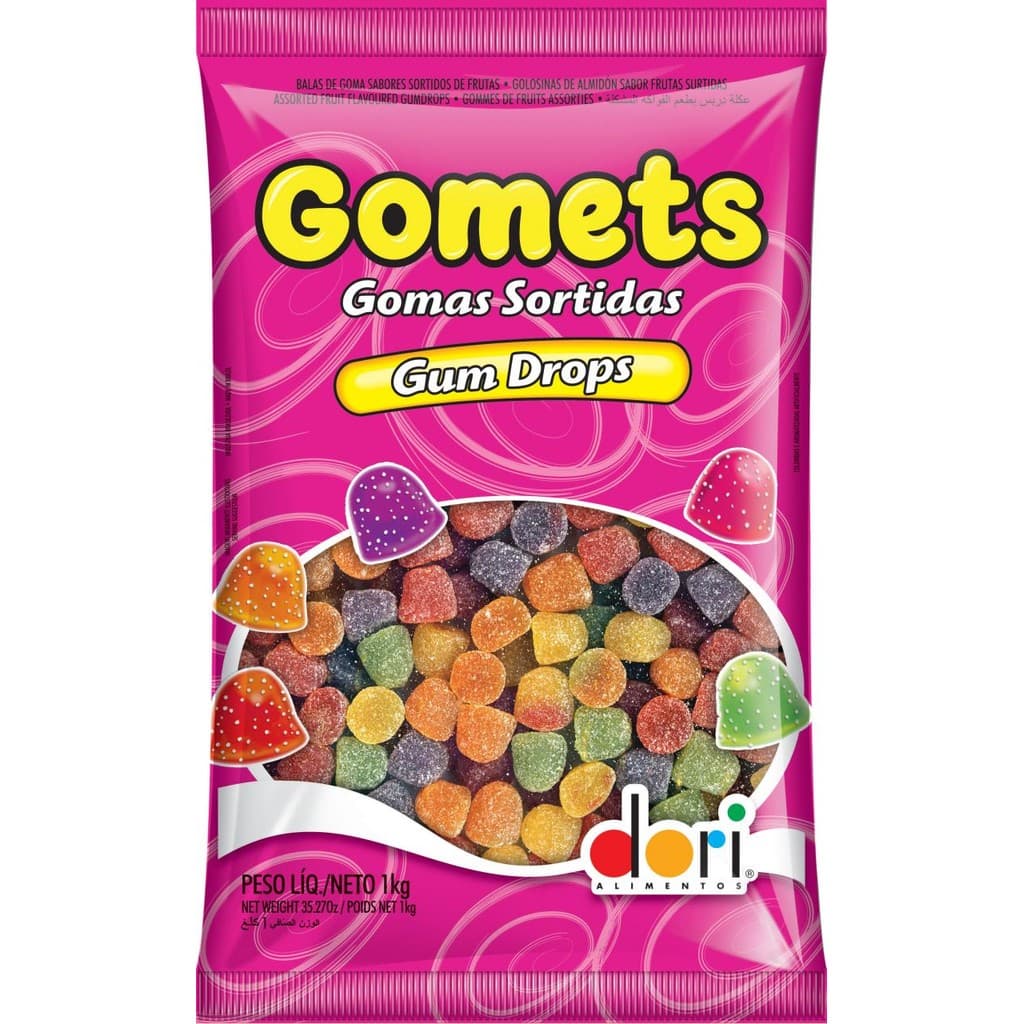 Goma Gomets 01kg Dori Sortido | Shopee Brasil