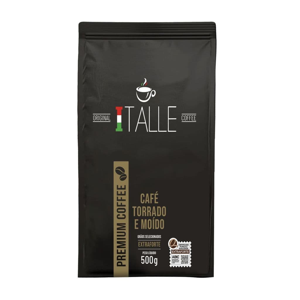 Café Torrado E Moído Extraforte Café Italle Cafe em Pó 500g | Shopee Brasil