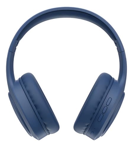 Fone De Ouvido Headphone Dapon H02d Bluetooth 5.1 Over-ear 22 Horas De Bateria Cor Azul