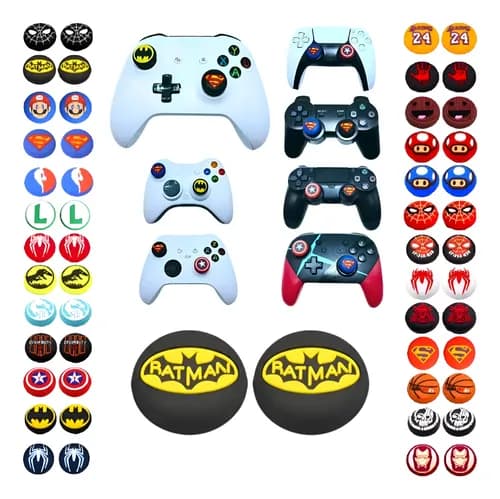 Grip Analógico Gamer Antiderrapante Controle Ps2 Ps3 Ps4 Ps5 Xbox Series S X Switch Thumb Grips Melhor Pegada E Precisão