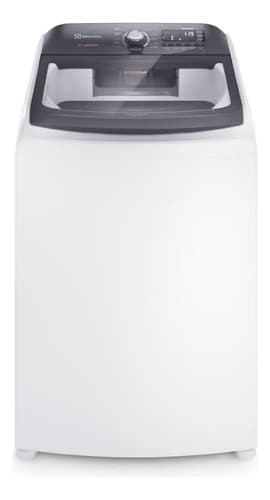 Máquina de Lavar Electrolux LEC15 Branca 15kg Premium Care com Cesto Inox Jet&Clean e Time Control