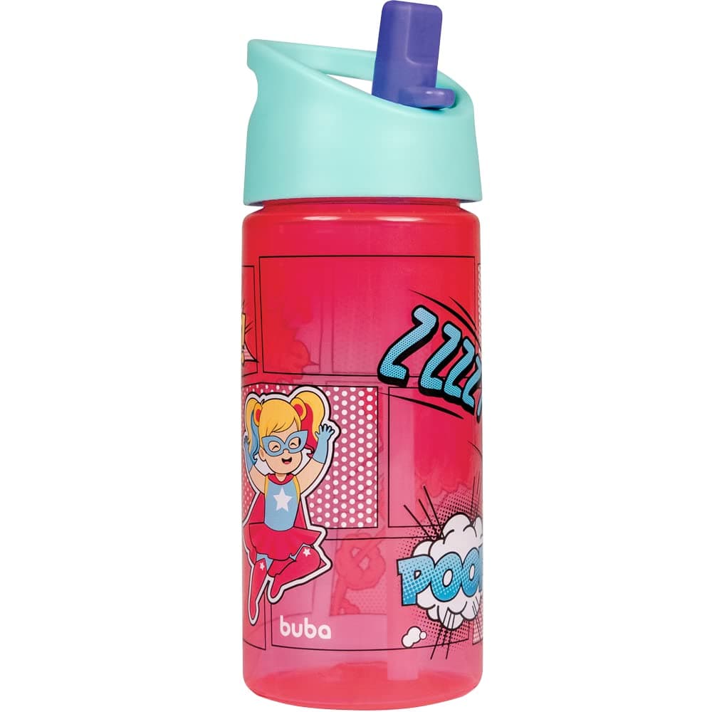 Buba Garrafa Super-Heroinas Rosa