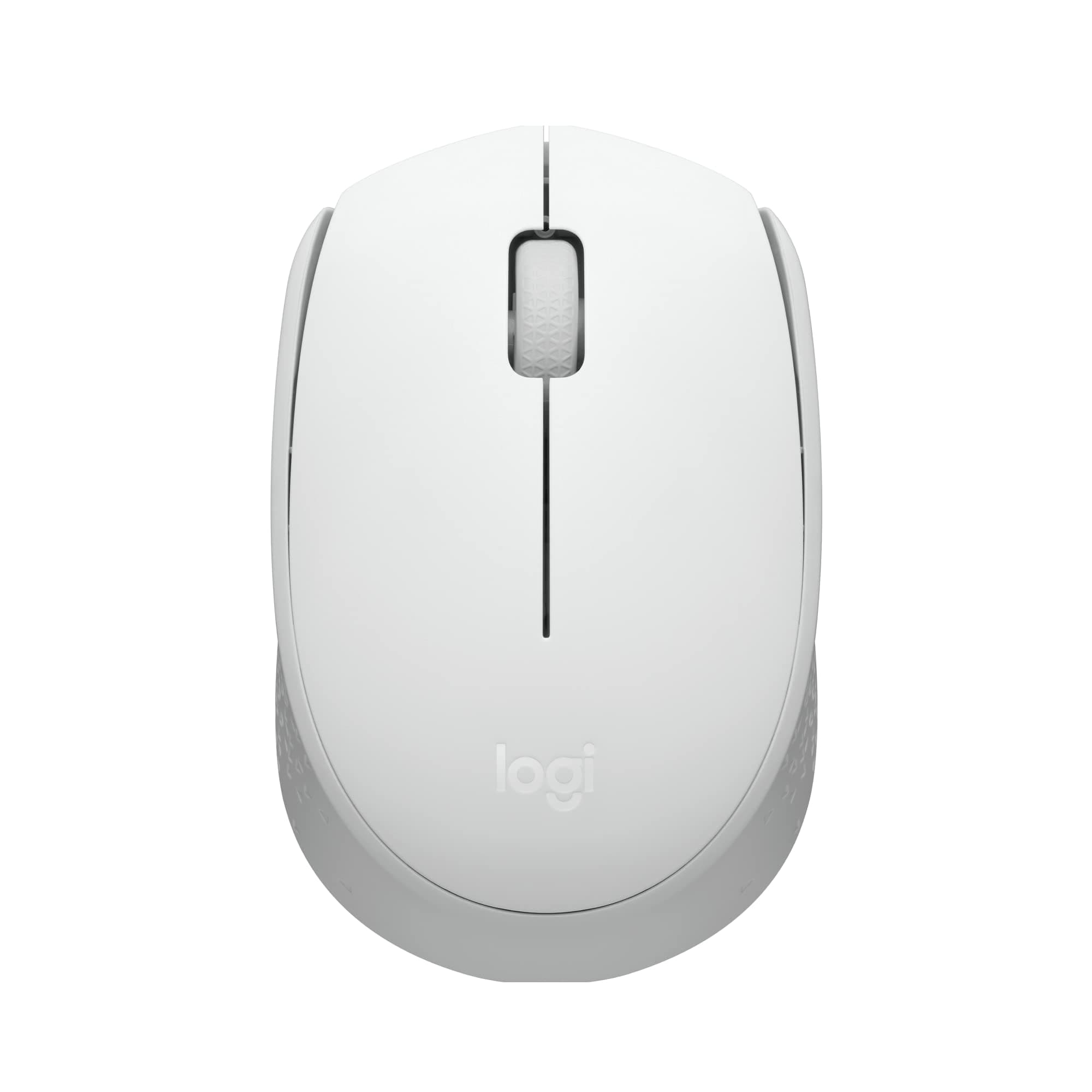 Mouse sem fio Logitech M170 com Design Ambidestro Compacto, Conexão USB e Pilha Inclusa - Branco