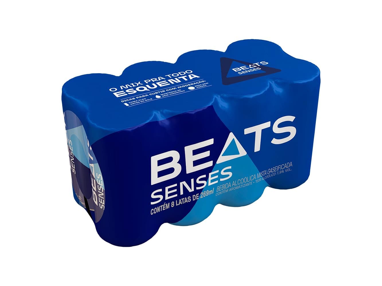 Pack de Drink Pronto Beats Senses 269ml Lata 8 Unidades