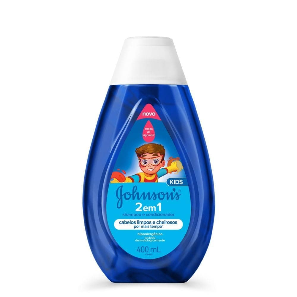 Johnson's Shampoo e Condicionador Infantil 2 em 1, 400ml