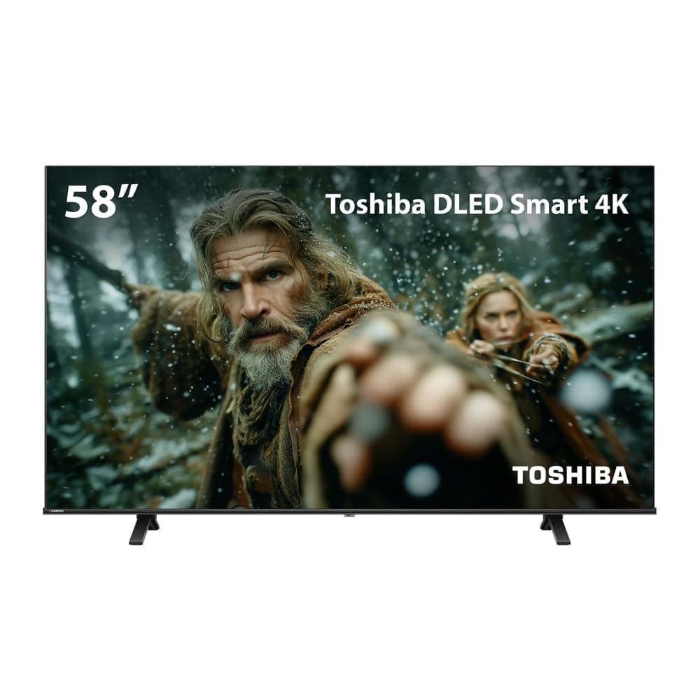 Smart TV DLED 58" 4K Toshiba 58C350NS VIDAA 3 HDMI 2 USB Wi-Fi