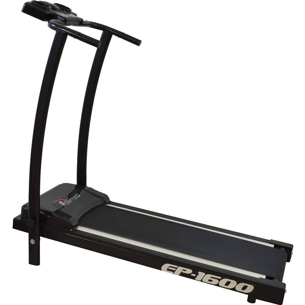 Poli Sports Esteira Eletronica EP1600 1.6hp Preta Bivolt