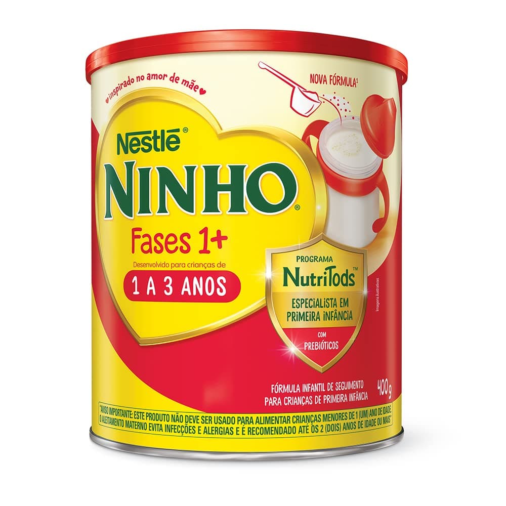 Ninho Fórmula Infantil Fases 1+ 400G