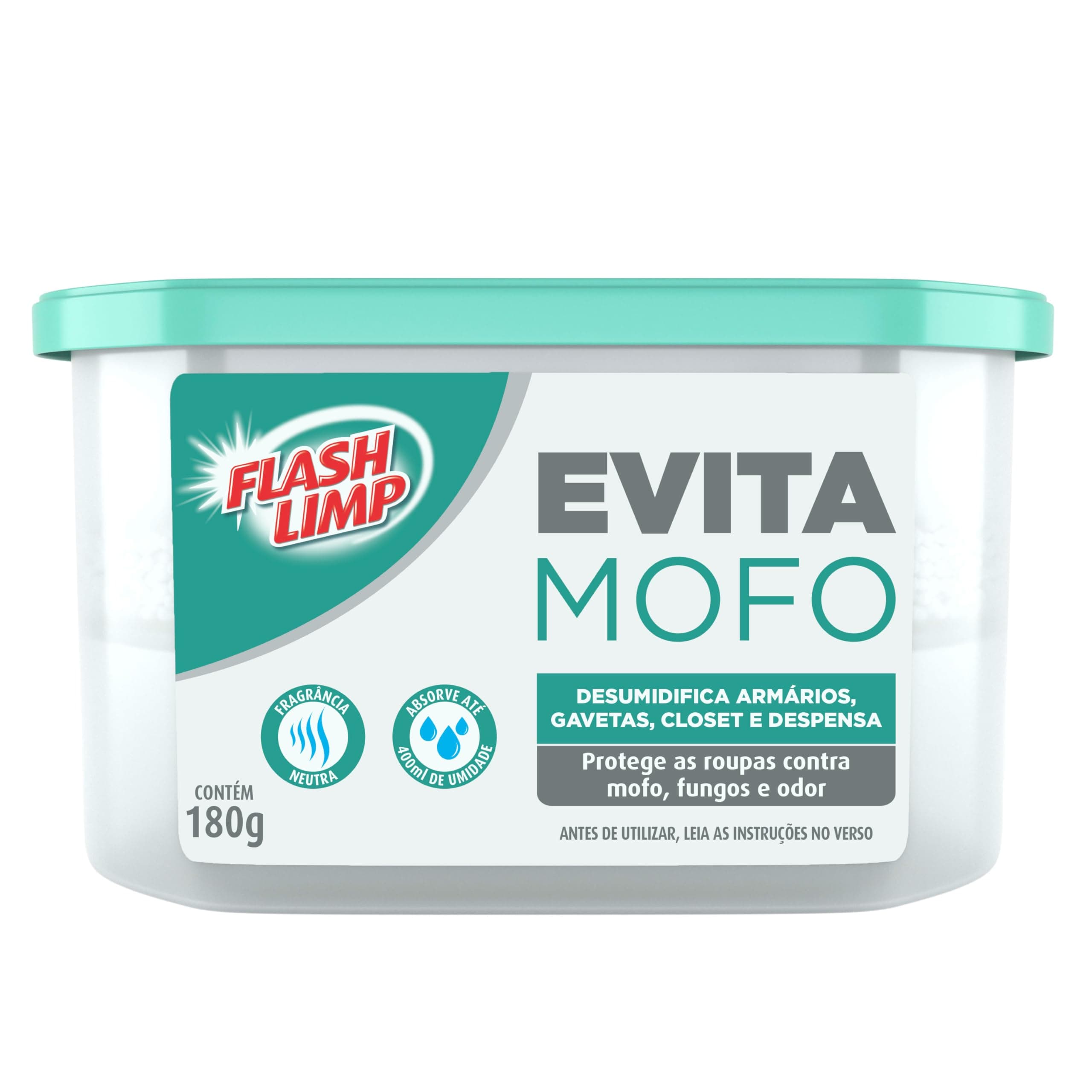 Flash Limp - Evita Mofo Para Armários Guarda Roupa 180g - AMO1881