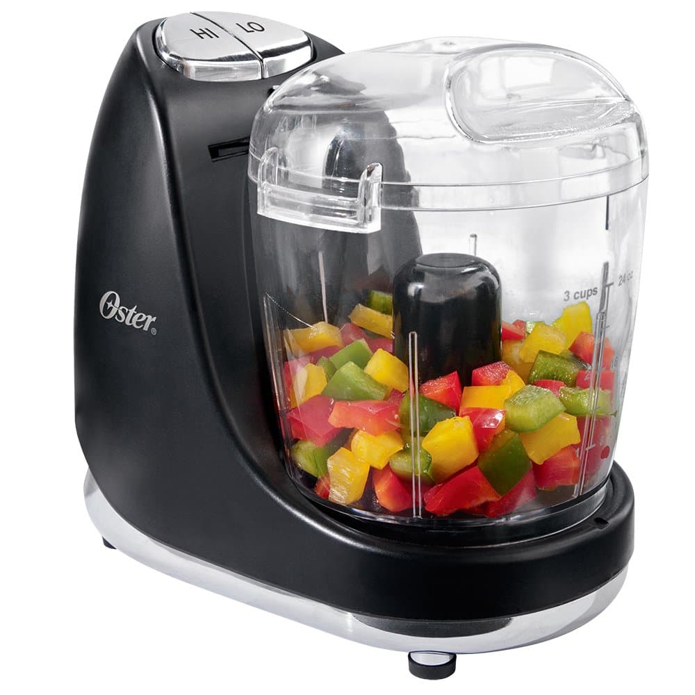 Oster Mini Processador, Chromer, 110V, Preto, 125W, 3320