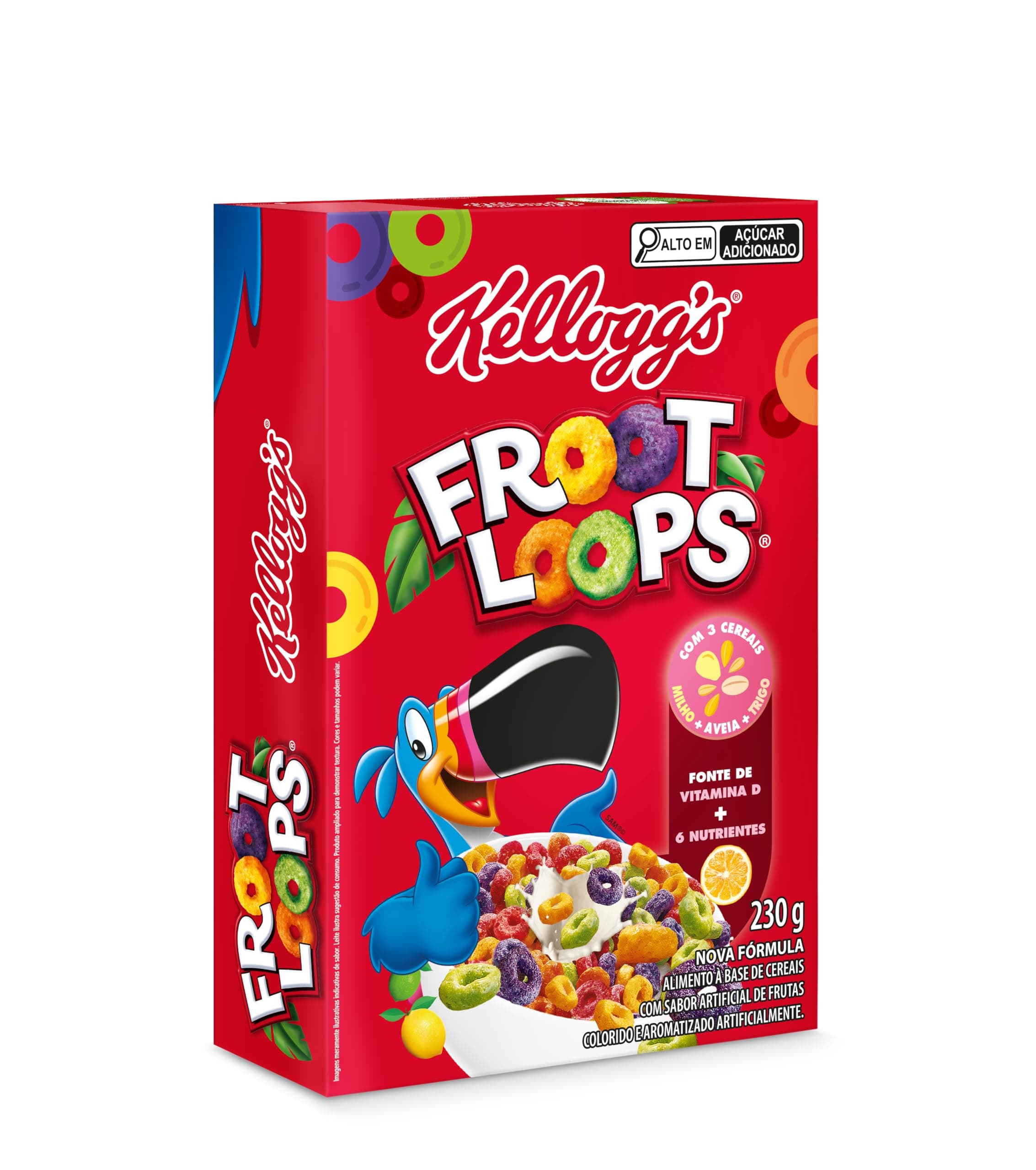 Cereal Froot Loops® sabor de Frutas Kellogg's® 230g