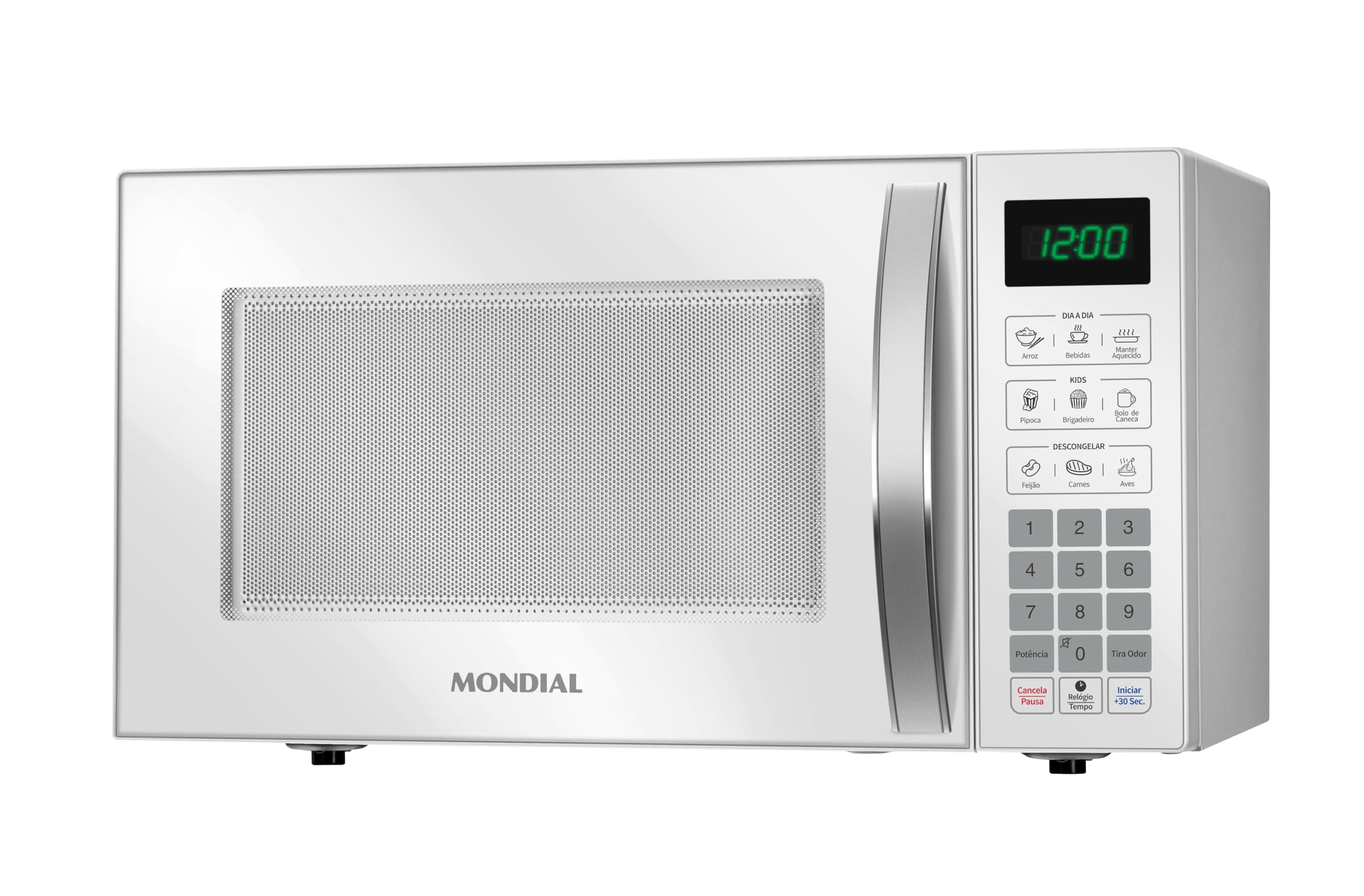 MONDIAL Micro-Ondas, Branco, 1400W, 110V - MO-02-34-W