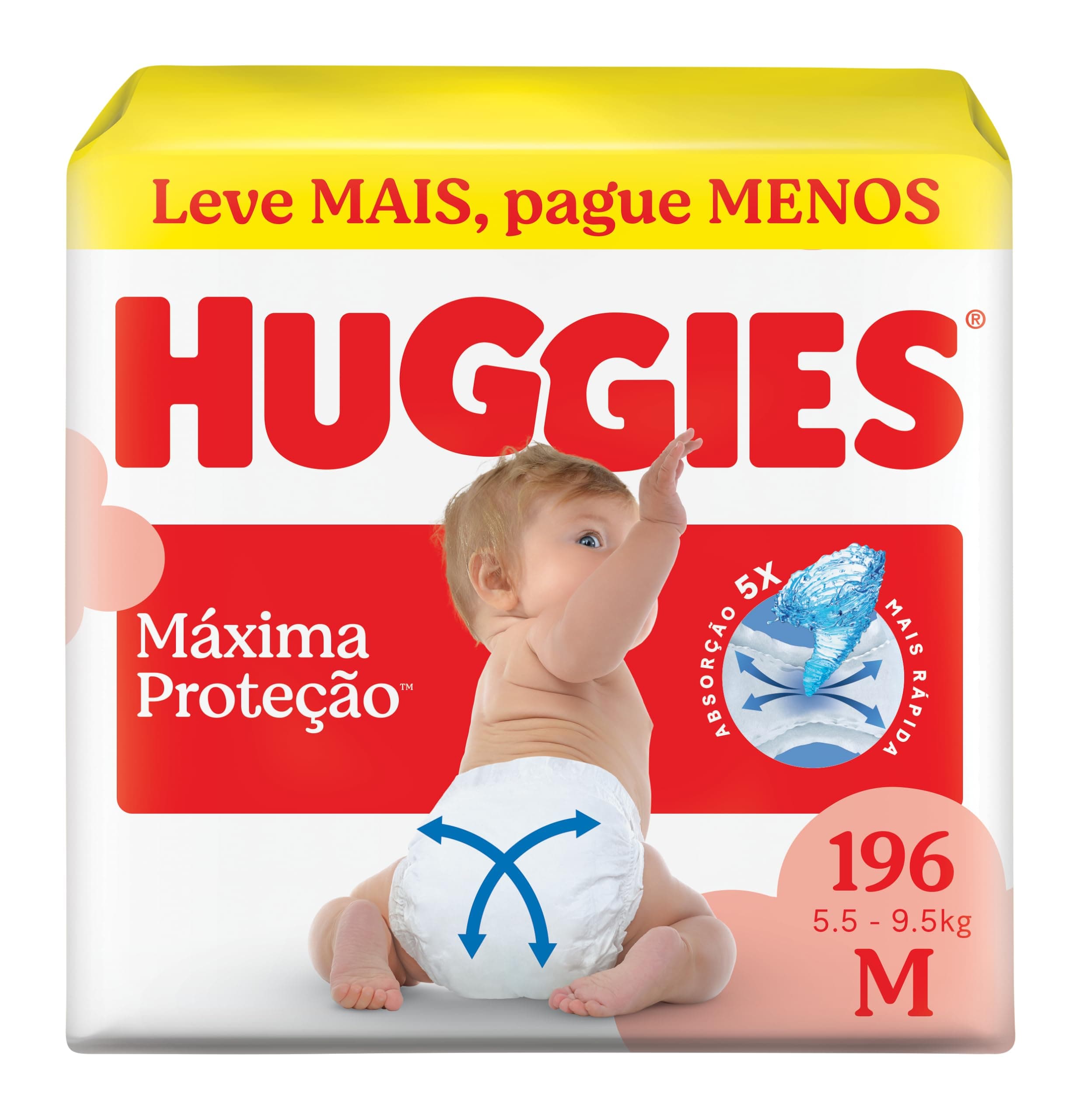 Huggies Fralda Supreme Care M 196 Un