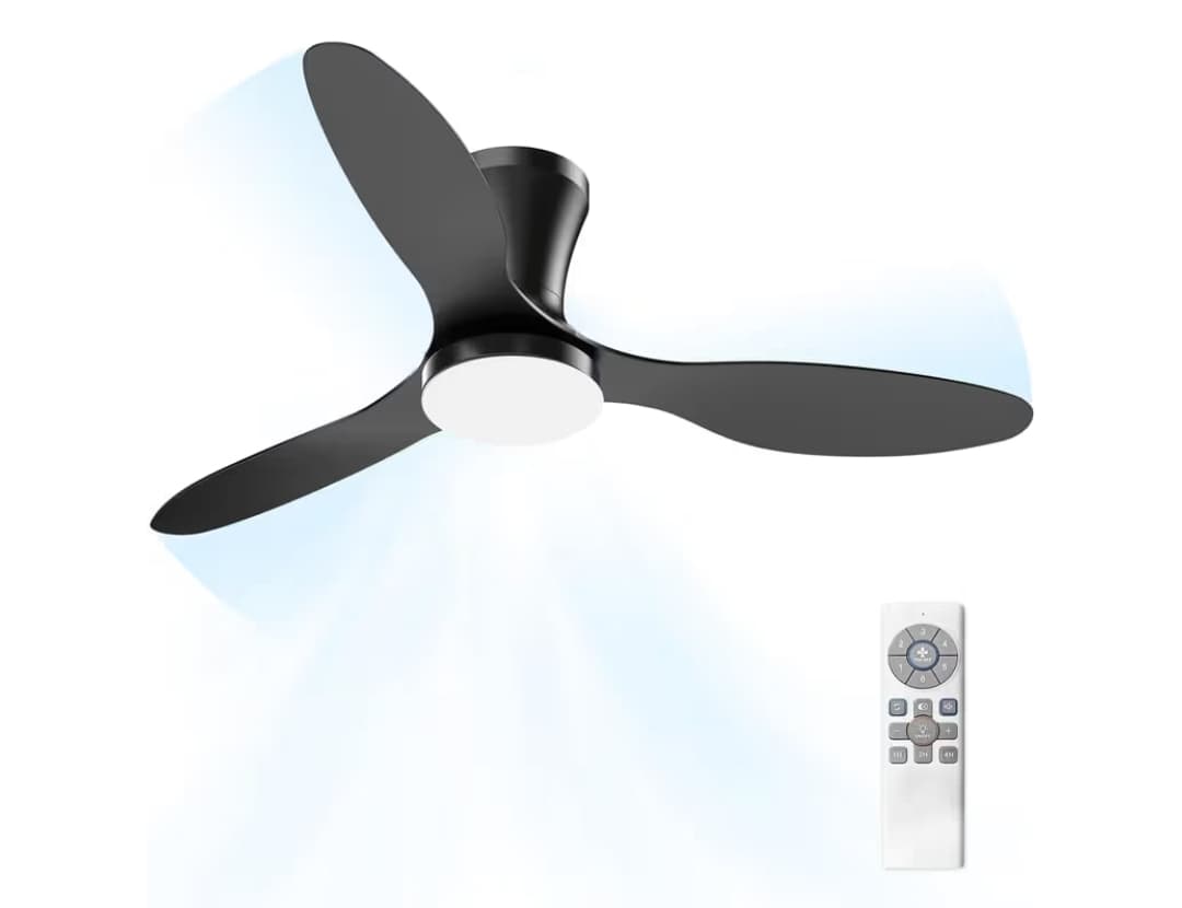 Ventilador de teto com controle remoto