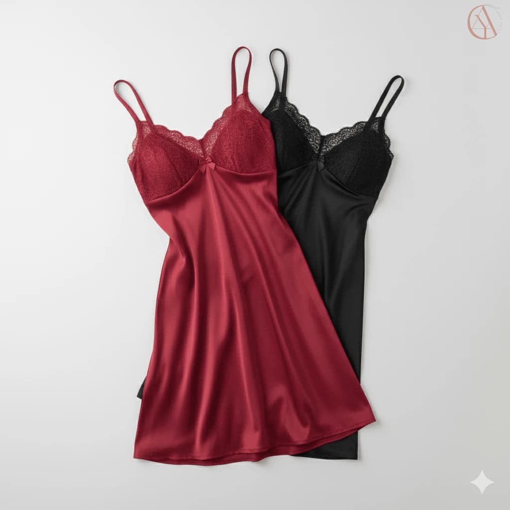 Camisola Feminina Curta Renda Sensual Confortável Segunda Pele Luxo Noite Dormir Premium