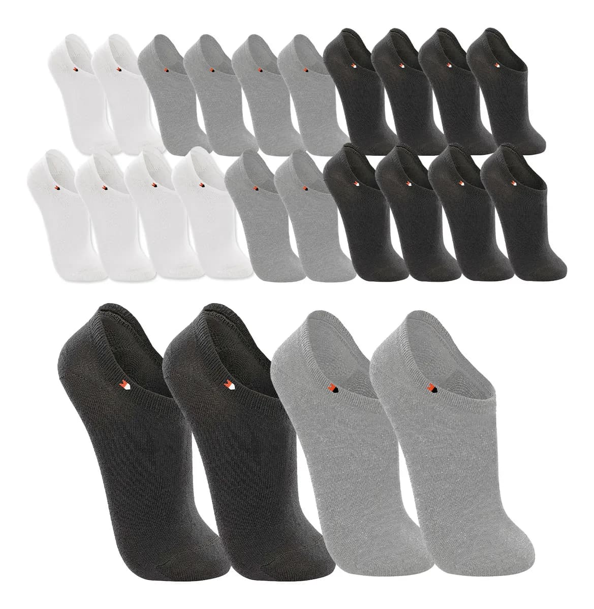 Kit 12 Pares Meia Soquete Curta Sandrini Algodao Feminina