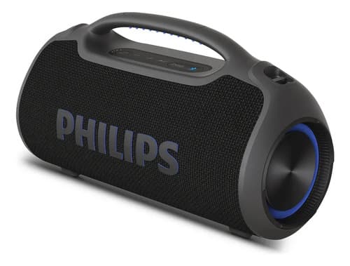 Caixa De Som Philips Boombeat / Boombox 200w Ip66 Bluetooth Power Bank Cor Preto