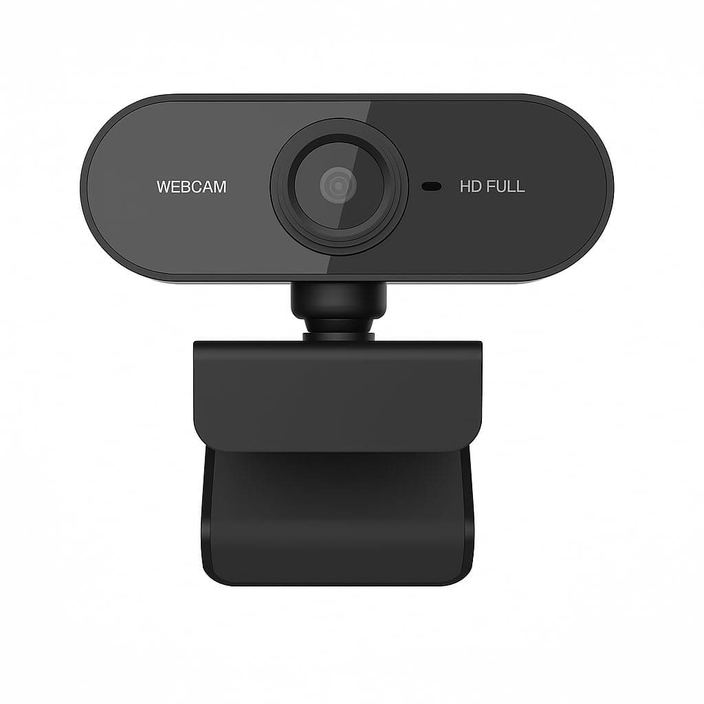 Top 1 Webcam Premium Full HD 1080p com Microfone, USB Plug & Play, Foco Automático – Para PC, Notebook, Zoom, Teams, Meet Skype YouTube Discord e Mais – Ideal para Home Office Reuniões e Videochamadas