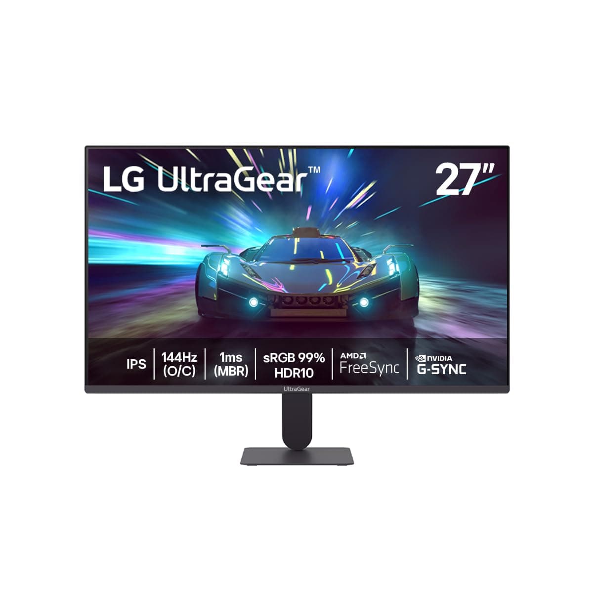 Monitor LG UltraGear™ 27G411A-B 27",FHD, 144Hz, 1ms (MBR), NVIDIA G-SYNC, AMD FreeSync, HDR10