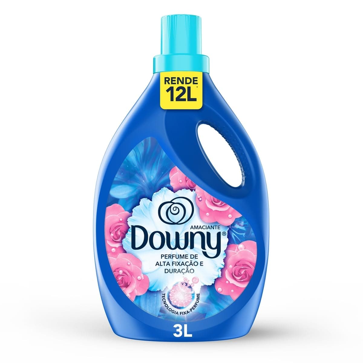 Downy Amaciante Concentrado Brisa de Verão 3L, Rende 12L, Perfume com Notas de Flores e Ar fresco