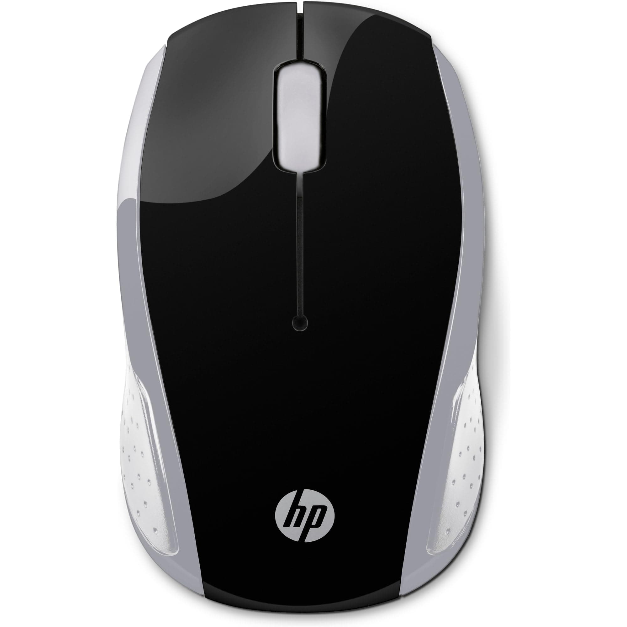 Mouse sem Fio HP 200 Oman - com Sensor Óptico de até 1000 DPI, Ambidestro, Conexão Wireless com Receptor Nano de 2.4GHz e até 10 m de Distância, Prata (2HU84AA)