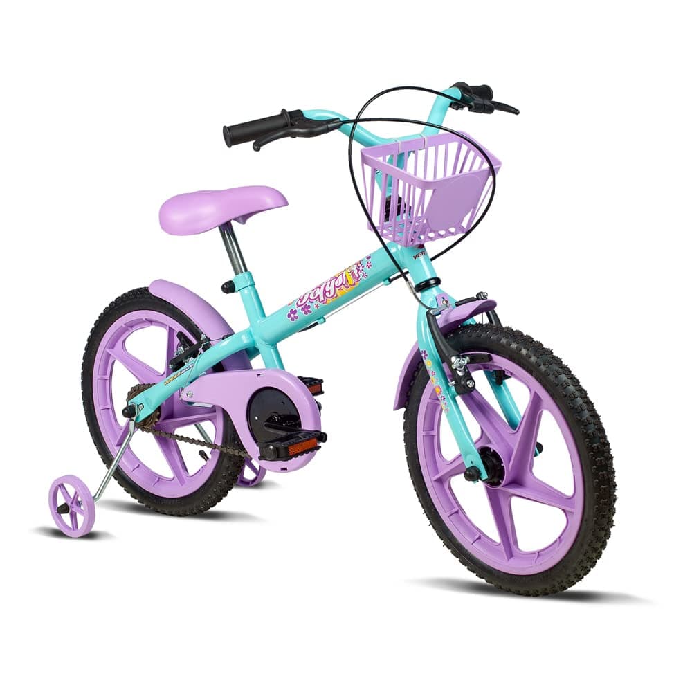 Bicicleta Infantil Verden Fofys - Aro 16 com cestinha e rodinhas
