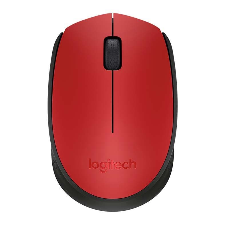 Mouse Logitech M170 2.4Ghz USB Wireless Vermelho, 910-004639